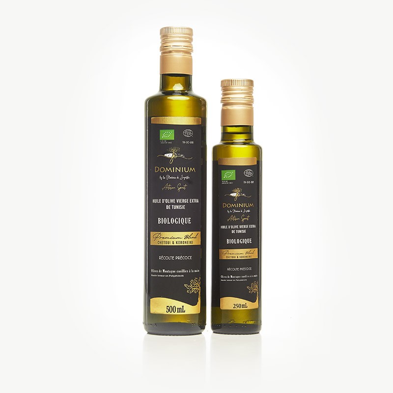 Huile d'Olive Vierge Extra Premium Biologique Blend Fruité vert- 250 ml